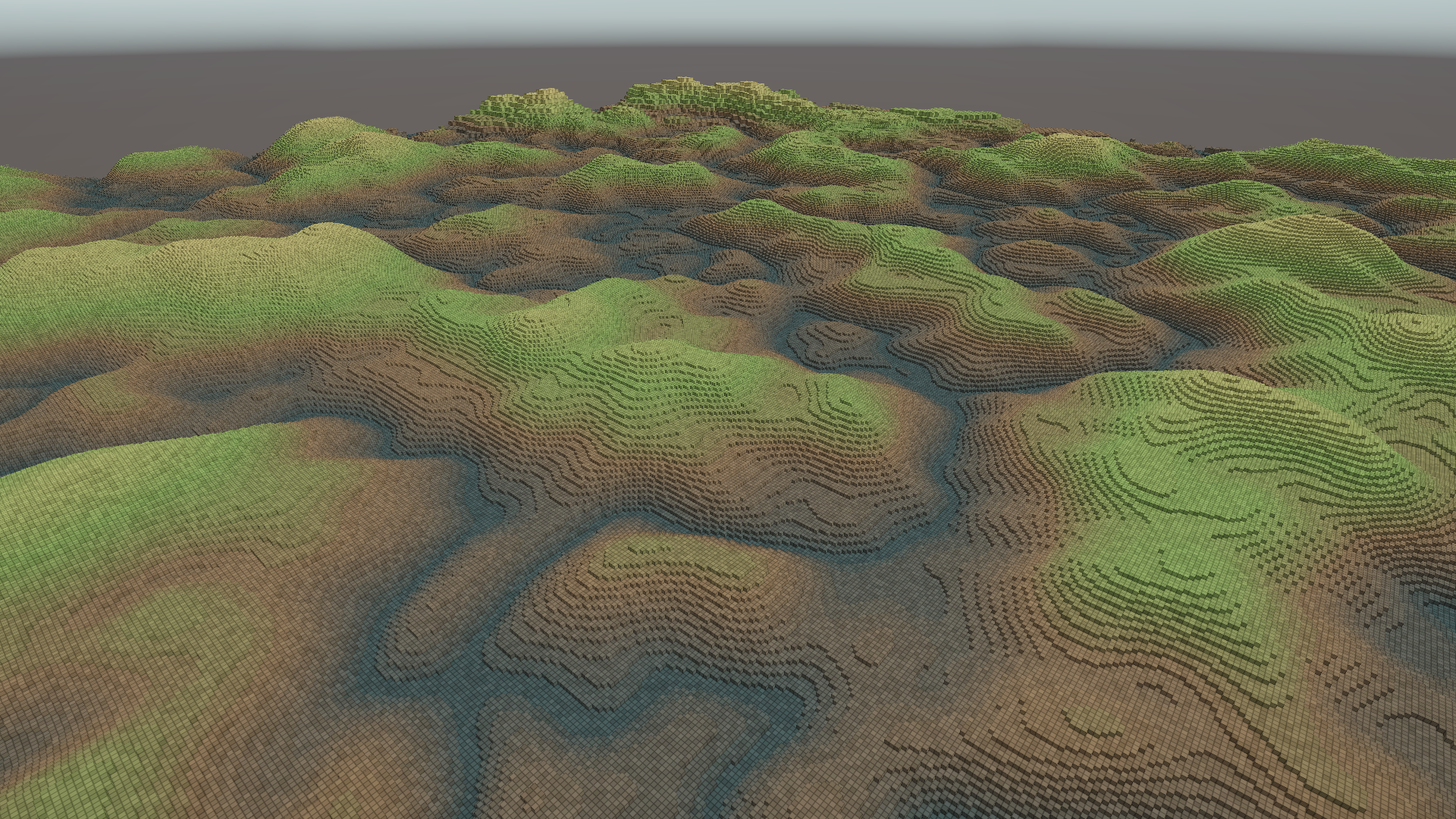 Procedural terrain result